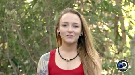 maci bookout nudes|Teen Mom star quits after only one night on Naked and Afraid